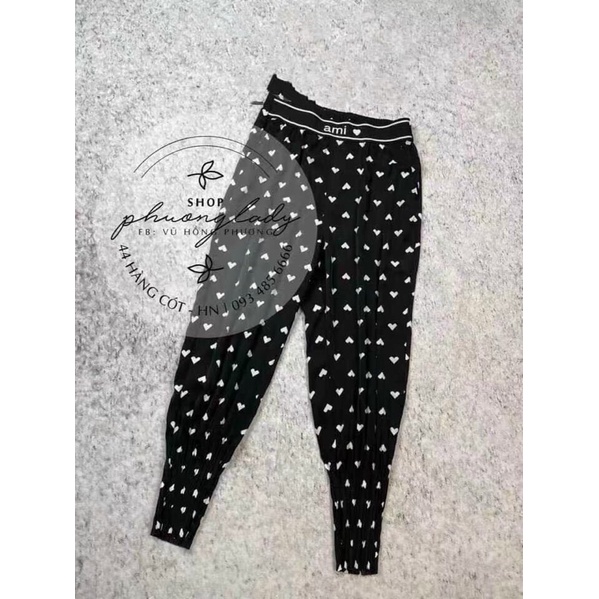 Quần bom bó gấu  hoạ tiết