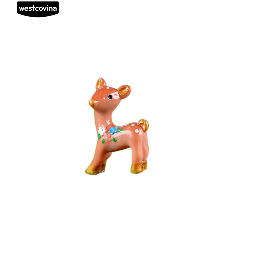 Mô Hình Chú Hươu Mini Trang Trí Tiểu Cảnh