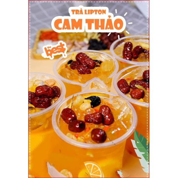 COM BO 15 GÓI TRÀ LIPTON CAM THẢO 11 VỊ - PHIÊN BẢN MỚI_TRÀ THẢO MỘC