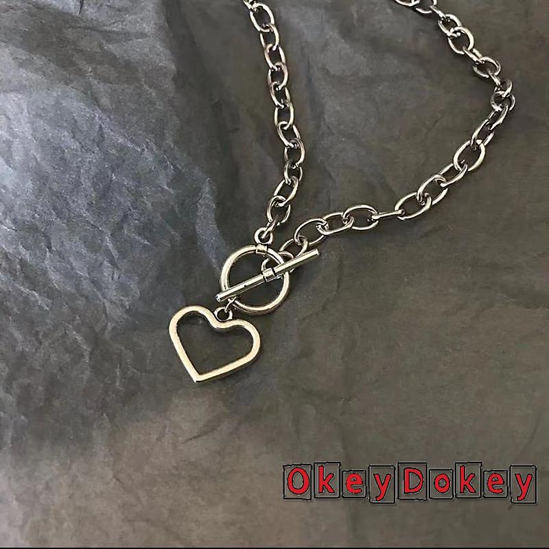 Dây chuyền mặt hình trái tim rỗng thời trang cá tính dành cho nữ