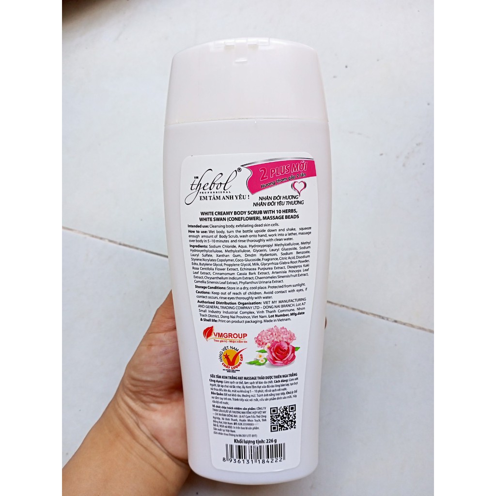 Sữa tắm trắng_da_thebol 226g | BigBuy360 - bigbuy360.vn