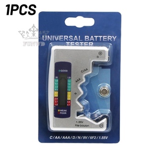 【FUNWD】Battery Level Detector Tester Battery Battery Level DC Detector Digital Display