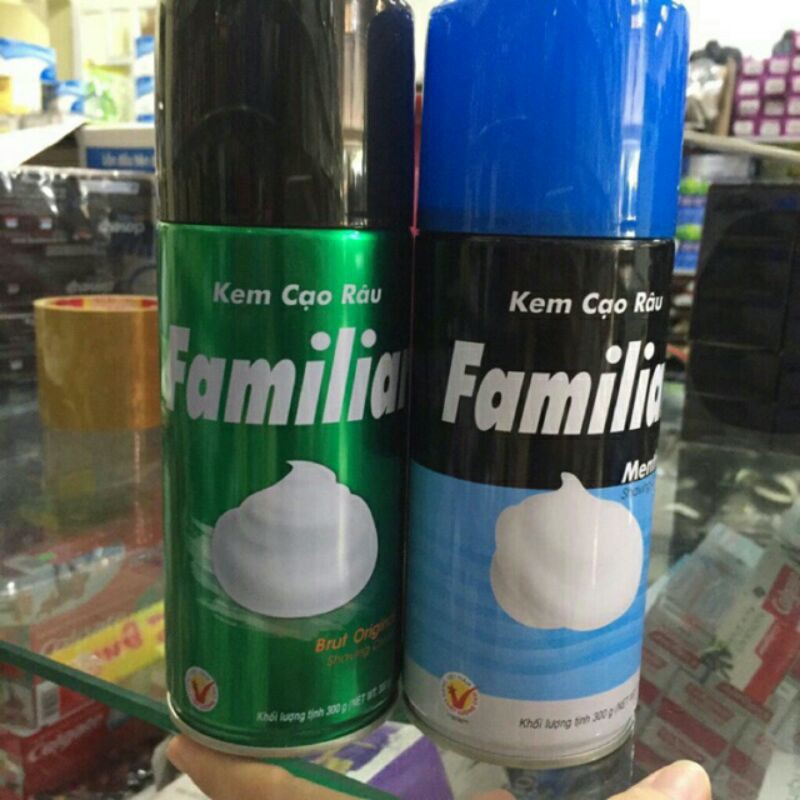 Combo 12 Kem Cạo Râu Familiar 360g/300g/175g