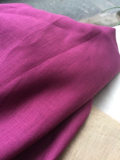 Vải Linen tưng premium tím Cẩm.