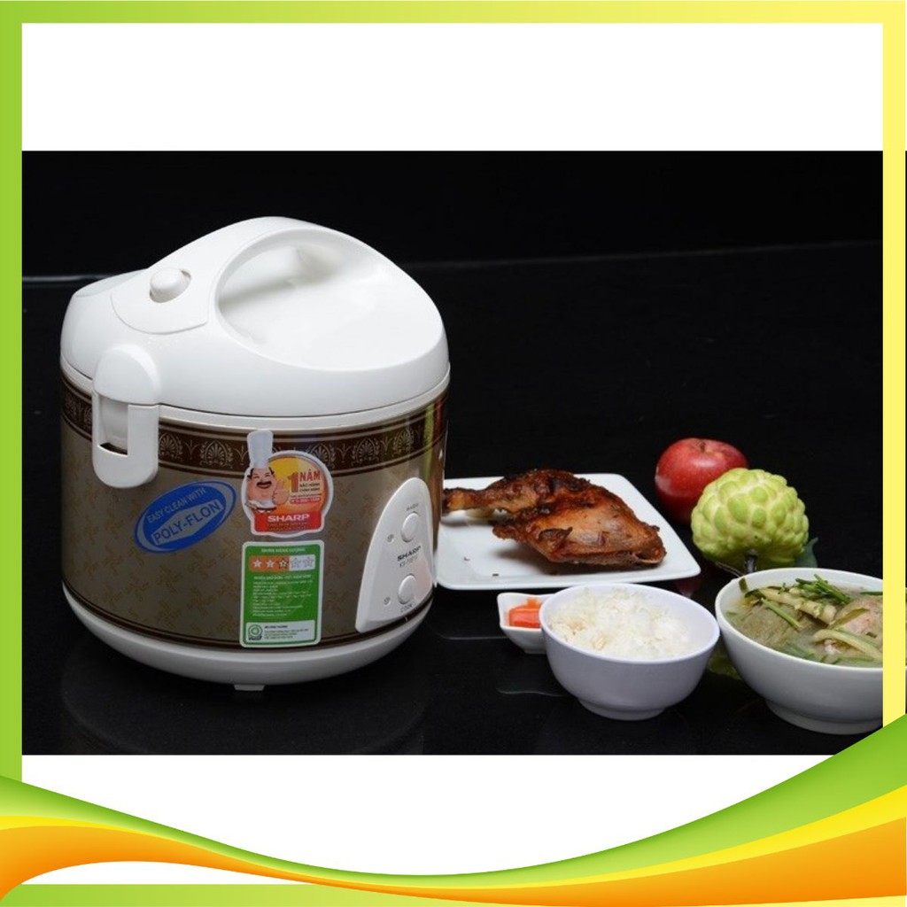 Nồi cơm nắp gài Sharp KS-11ETV 1 lít