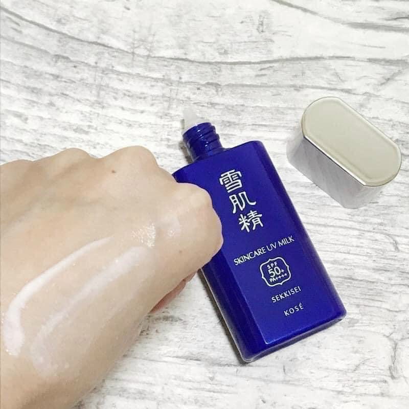 Kem chống nắng KOSE SKINCARE UV MILK SPF50+ hàng nội địa của Nhật