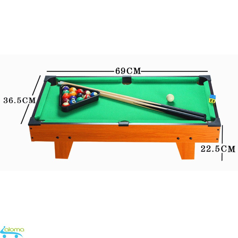 Đồ chơi bàn Bi-A bằng gỗ Table Top Pool Table TTP-69 kích thước 70x40cm