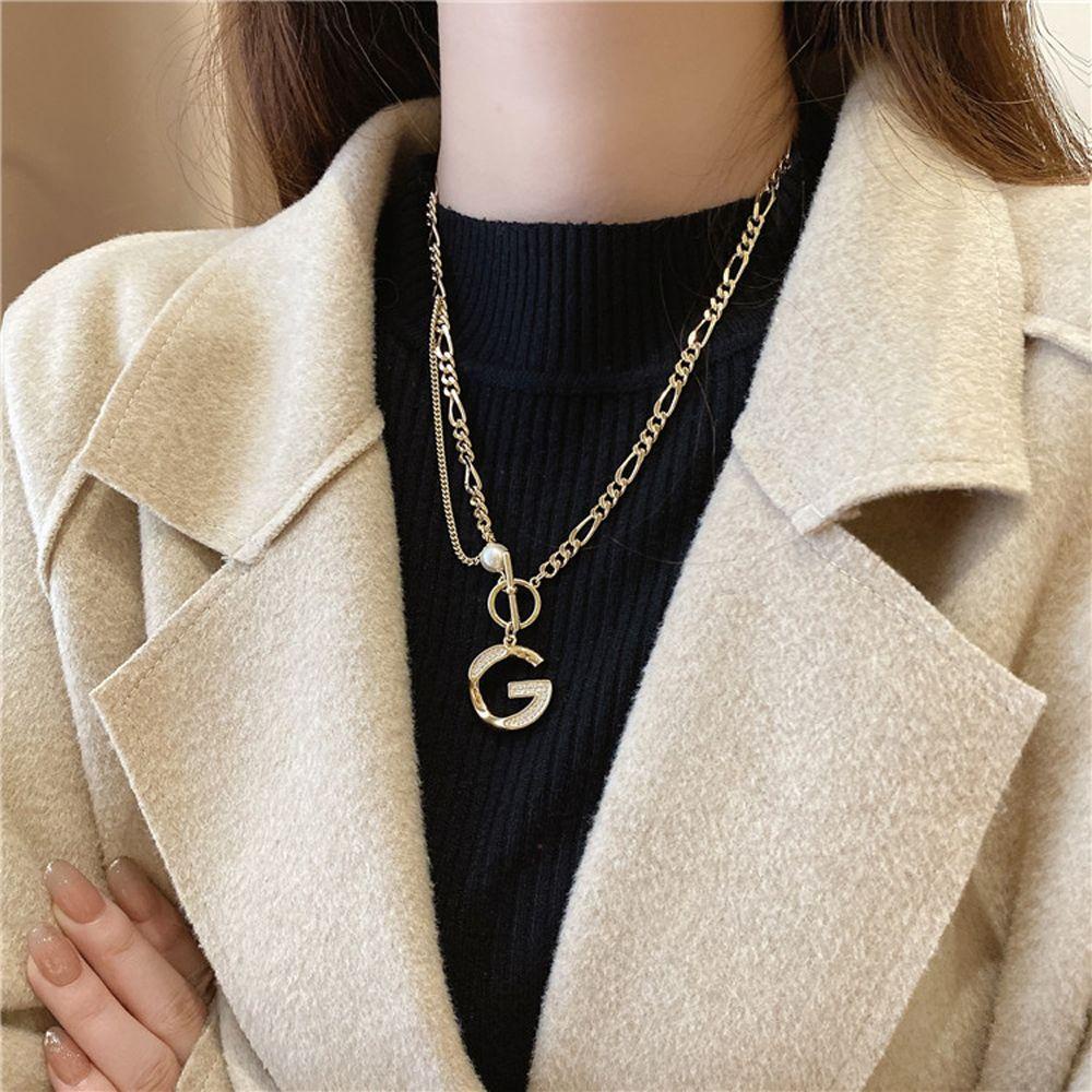 Vòng cổ Mặt Chữ G Sang Trọng Cho Nam|Vòng cổ Mặt Đá Quyến Rũ Cho Nữ