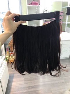 Tóc giả kẹp cao cấp, cúp chân ngắn 30cm