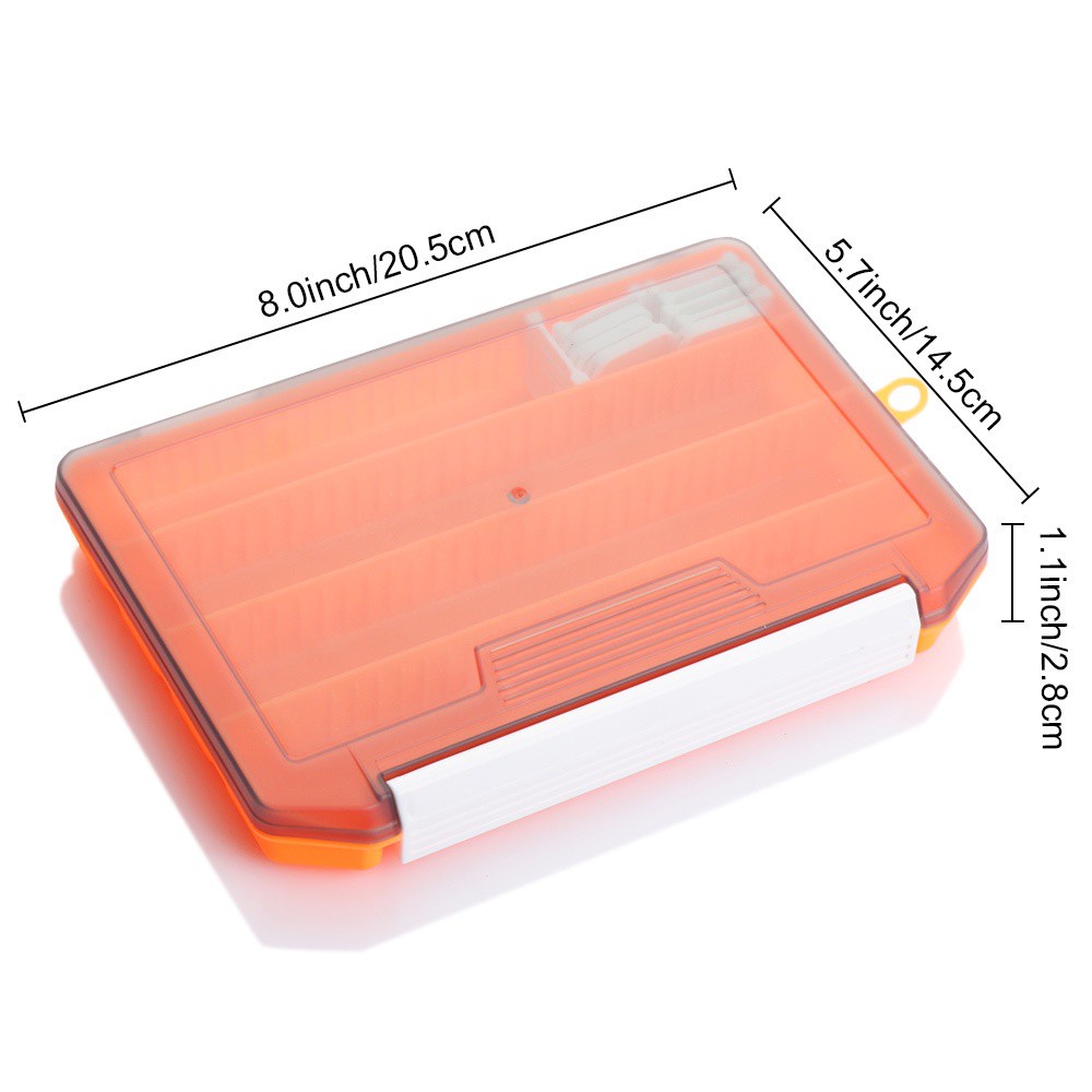 Fishing Tackle Box Storage Trays with Removable Dividers Fishing Accessories