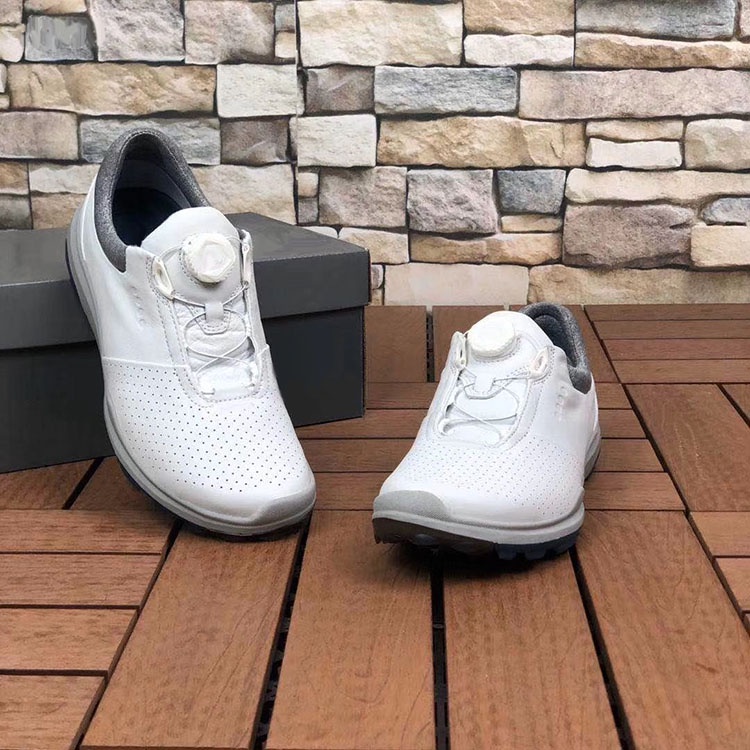 ECCO Giày Thể Thao Đánh Golf Chất Liệu Da Thật Chống Trượt Thời Trang Cho Nam