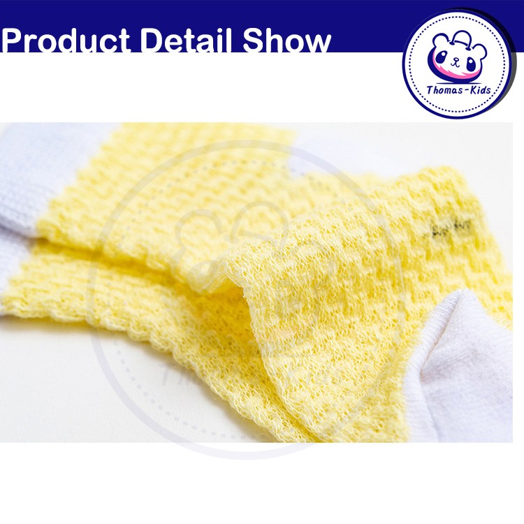 Set 5 Đôi Vớ Phối Lưới Thoáng Khí Thoải Mái Dễ Thương Cho Bé 0-7 Tuổi