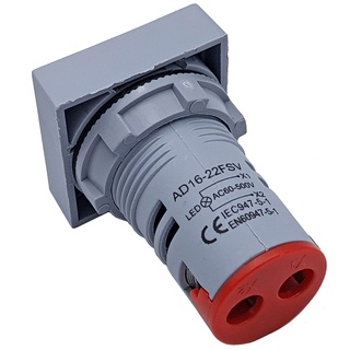 Đồng hồ đo điện áp AC 20-500V màu đỏ / màu xanh lá