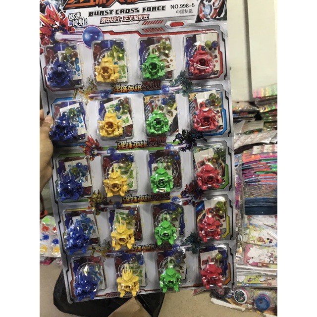 20 bộ robot bắn bi kèm sticker trang trí siêu đẹp