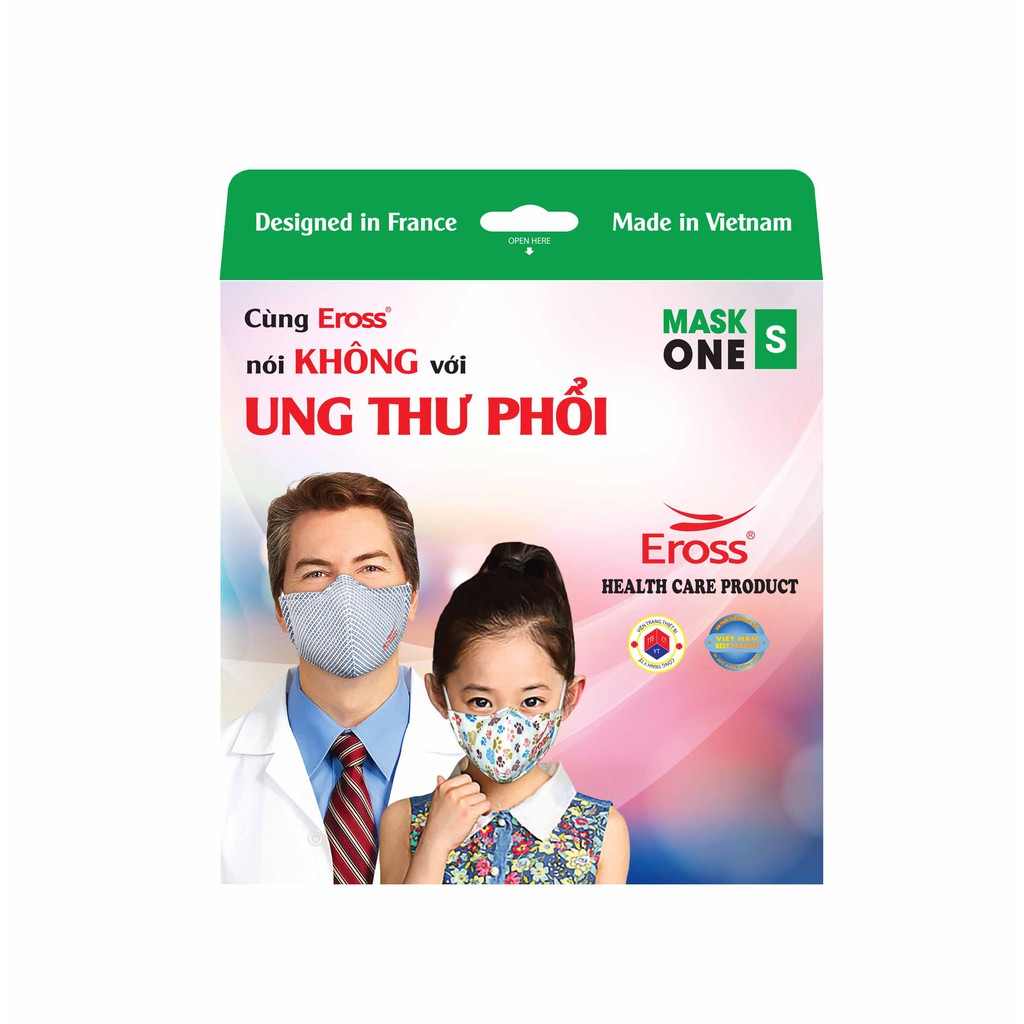 MASKONE NGƯỜI LỚN - Khẩu trang MASKONE Carbon chống ung thư phổi cao cấp EROSS