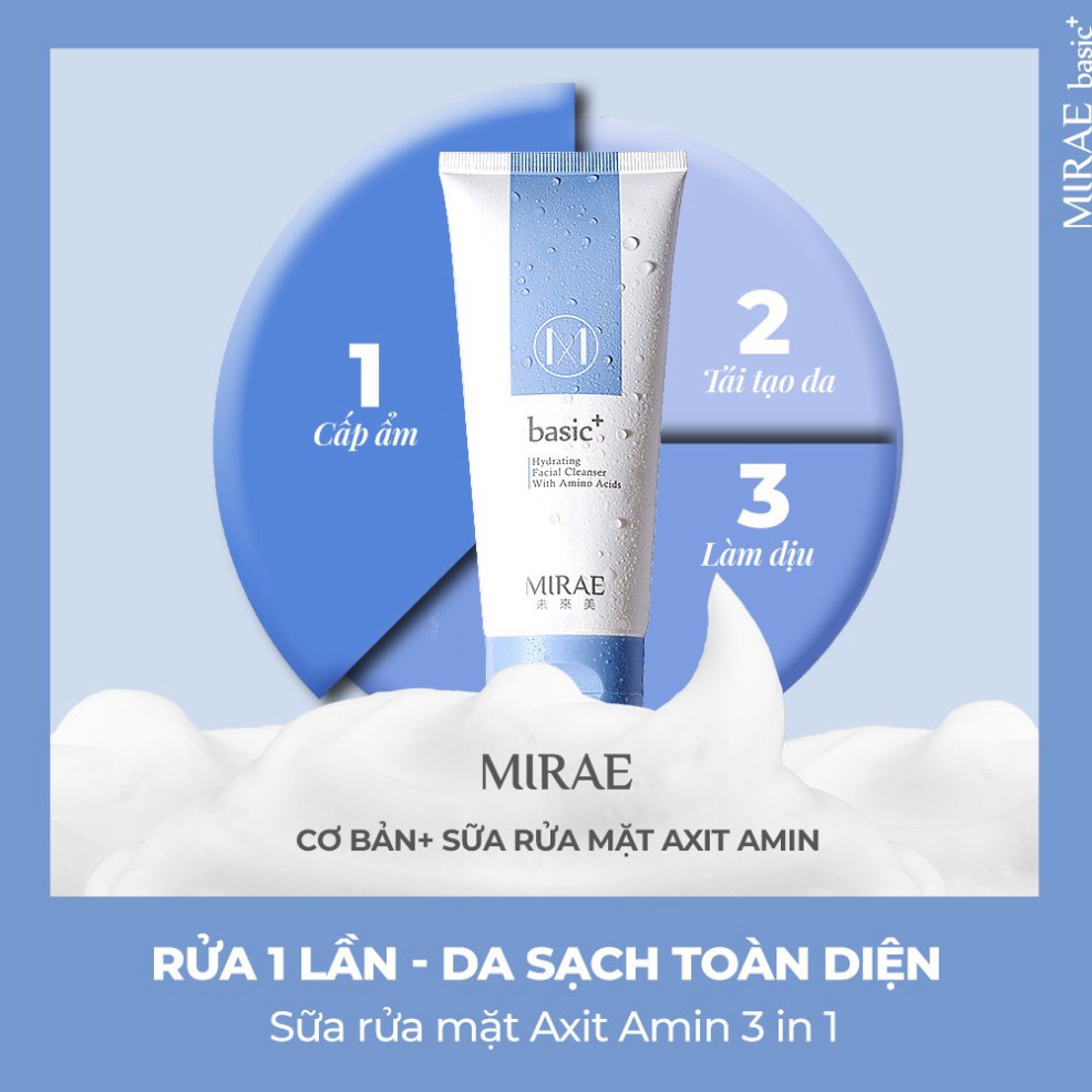 Sữa Rửa Mặt MIRAE làm sạch, cấp ẩm hỗ trợ dưỡng da | BigBuy360 - bigbuy360.vn