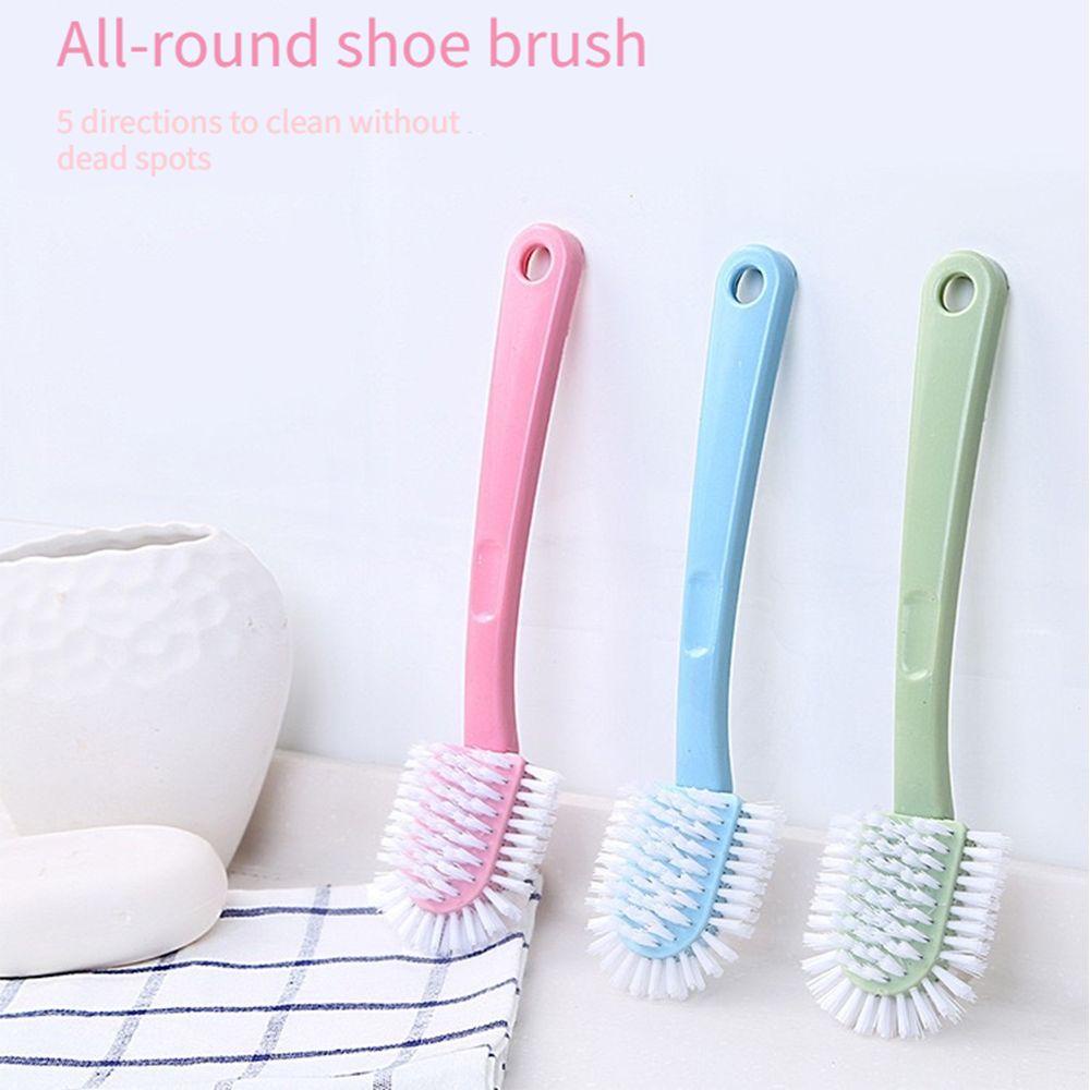 LAKAMIER Bàn Chải Chà Giày Cán Dài Nhiều Mặt Tiện Dụng