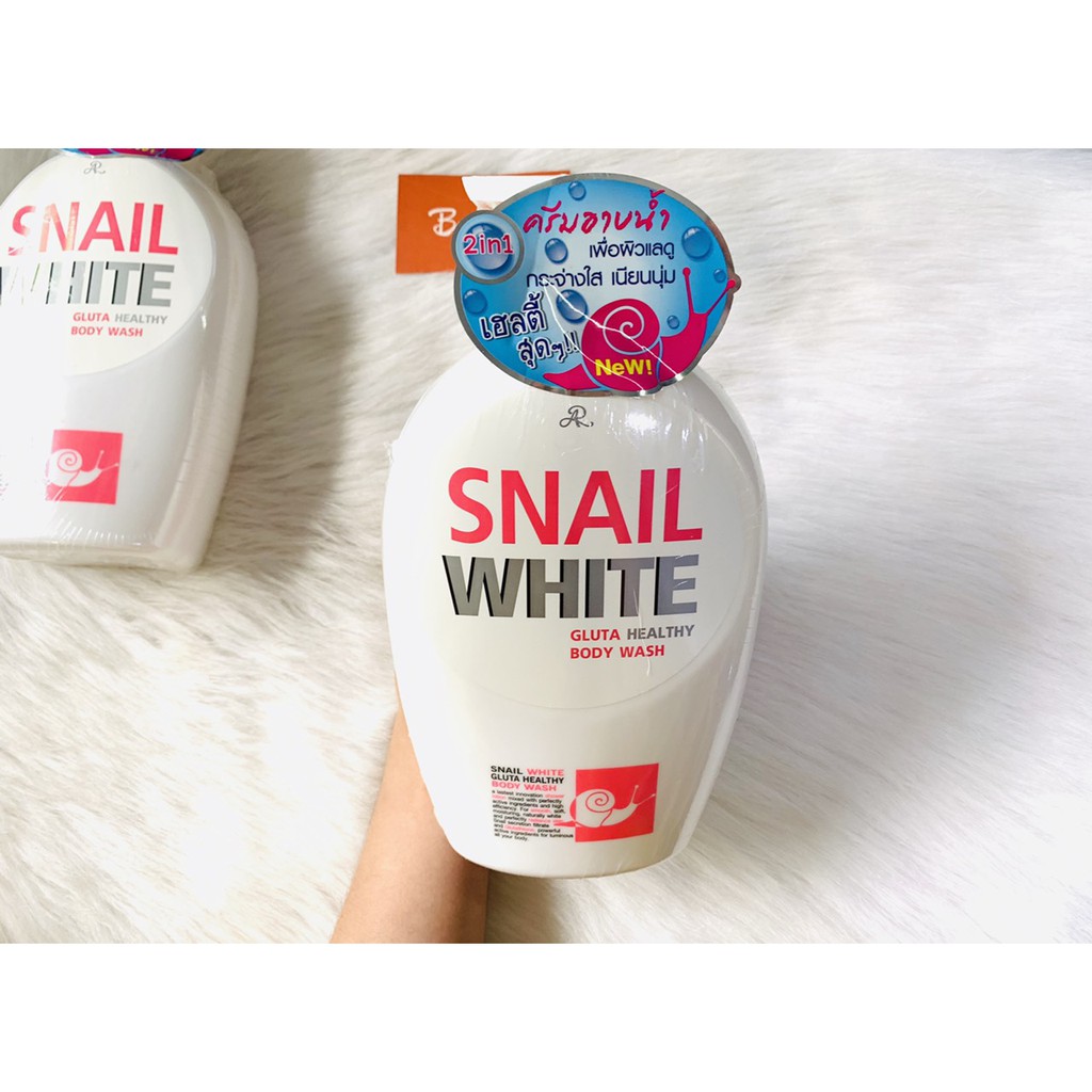 Sữa tắm dưỡng da Snail White Gluta Healthy 800ml Thái Lan