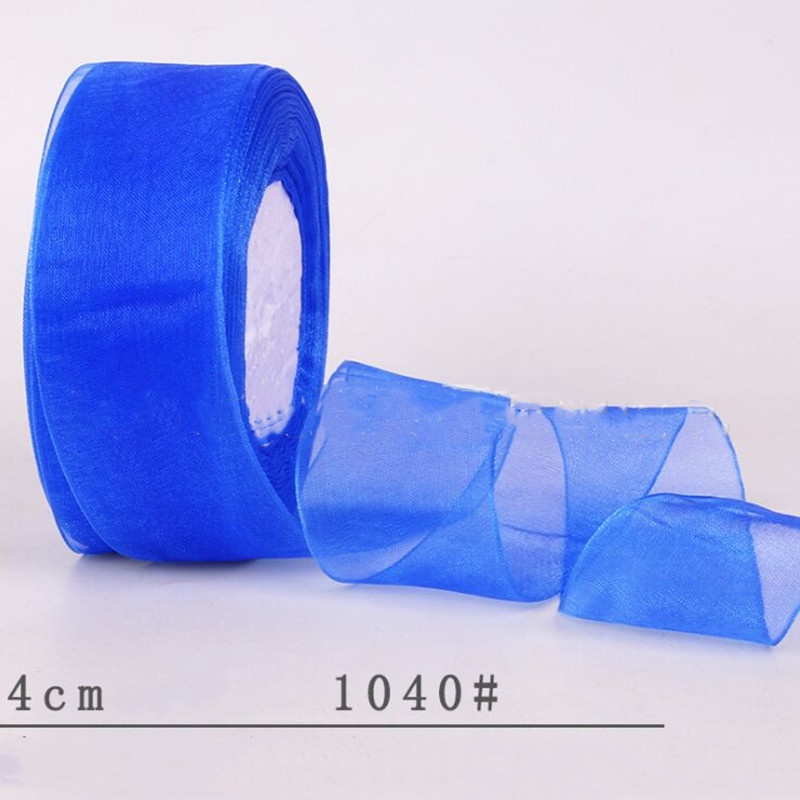 Cuộn Dây Ruy Băng Chiffon Nhiều Màu Sắc Kích Thước 45M 4cm 24 Phong Cách Dùng Để Gói Quà