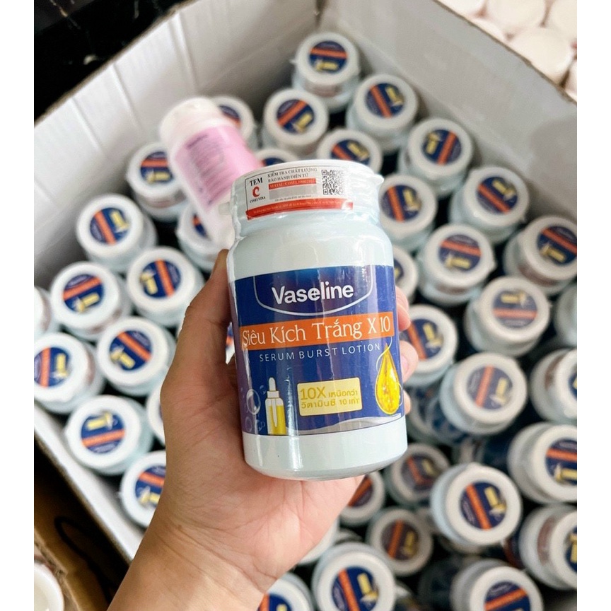 Kích trắng Vaseline X10 hủ 250g | BigBuy360 - bigbuy360.vn