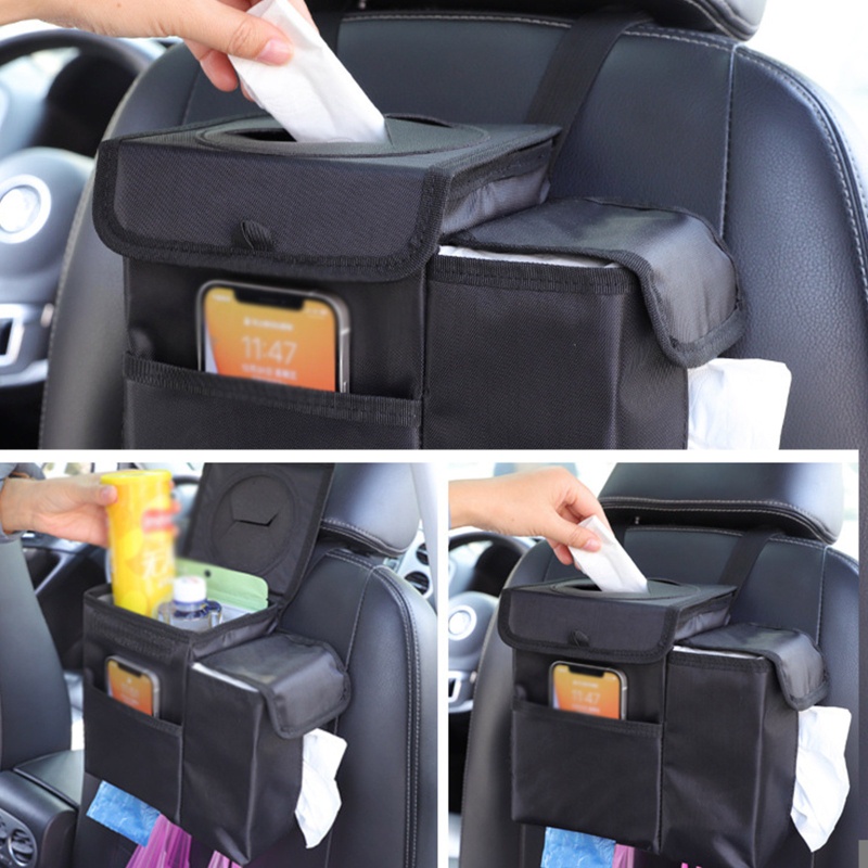 Thùng Đựng Rác Chống Thấm Nước Có Thể Gấp Gọn Tiện Dụng Cho Xe Hơi