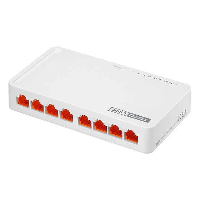 [Mã 154ELSALE2 giảm 7% đơn 300K] TotoLink S808G - Switch 8 Cổng Gigabit - Không hộp bao bì, trầy nhẹ, chưa sử dụng