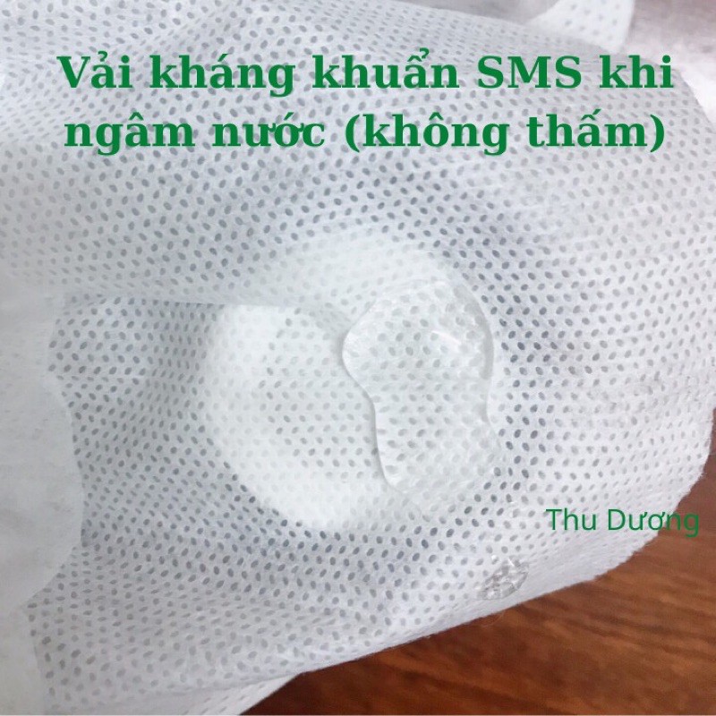 Khẩu trang y tế SMS  3 lớp Hamita, đi  mưa, hộp 50 cái