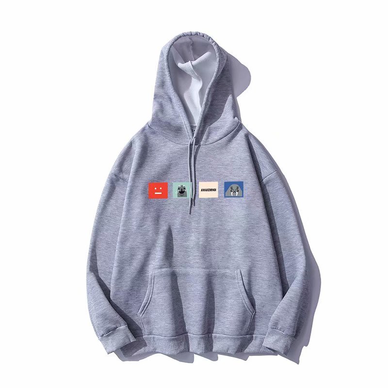 Áo hoodie tay dài dáng rộng thời trang mùa thu cho nam giới | BigBuy360 - bigbuy360.vn