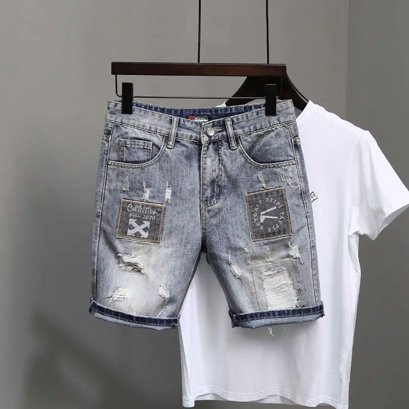 Quần Short Nam Chất Jean Co Giãn, Quần Đùi Nam thời trang cao cấp MuradFashion NT40