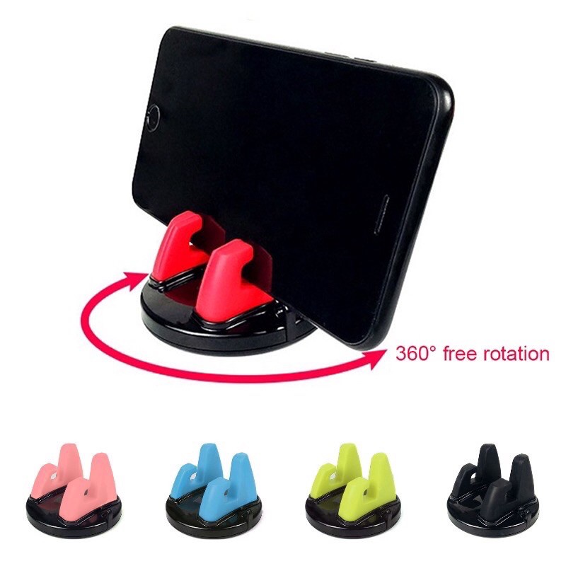 Giá Đỡ Điện Thoại/GPS Xoay 360 Độ Thông Dụng Cho Xe Hơi