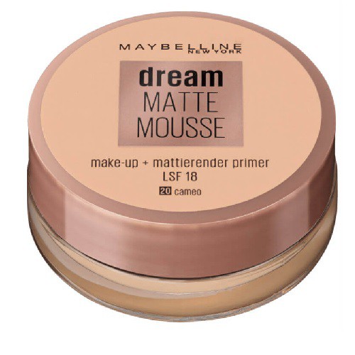 Phấn tươi Maybelline Dream Matte Mousse Make-up Cameo 020 - Ý (Trắng hồng)