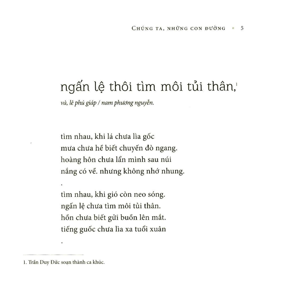 Sách - Chúng Ta, Những Con Đường