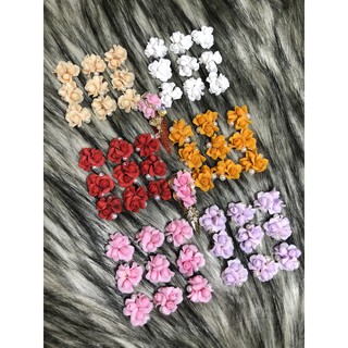 Hoa Hồng Ba Bông | Hoa Bột Cao Cấp Trang Trí Đính Móng H10