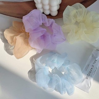 💫Chun cột tóc Scrunchies voan lưới
