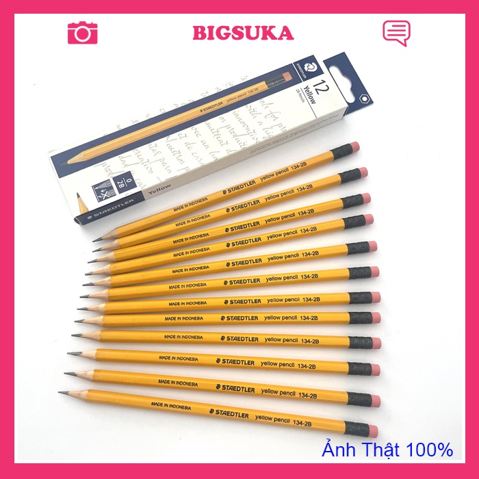 Bút chì 2B Staedtler 134 xuất xứ từ đức BIGSUKA