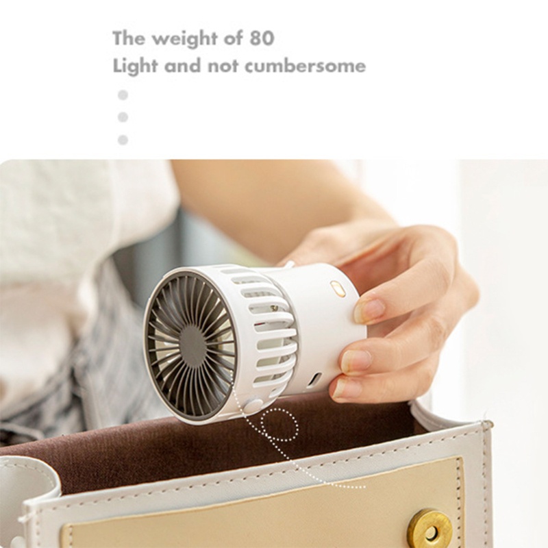 Quạt đeo cổ mini sạc USB 3 tốc độ tùy chỉnh tiện dụng cho gia đình/ văn phòng
