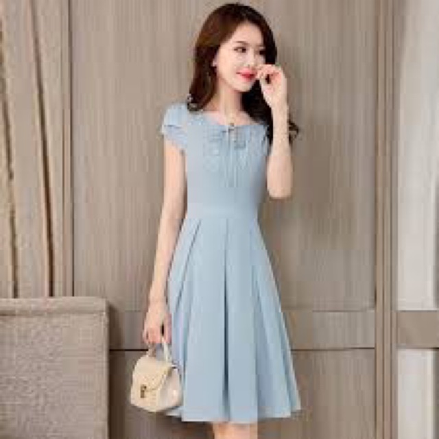 80 đầm xanh( hình ảnh chỉ mang tính chất minh hoạ live ) hàng si hàng thùng