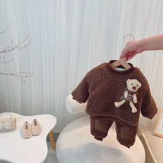 Bộ quần áo lông túi gấu