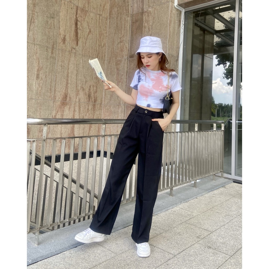 Quần Tây ống Rộng Dài Tôn Dáng, Mặc Lên Tôn Dáng Cho Các Chị Em | BigBuy360 - bigbuy360.vn