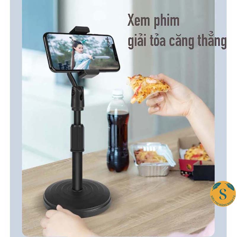 Giá Đỡ Điện Thoại Để Bàn, Quay TikTok, Giá Đỡ Livestream, Xem Video xoay 360 độ (GIÁ ĐỠ ĐIỆN THOẠI 360)]