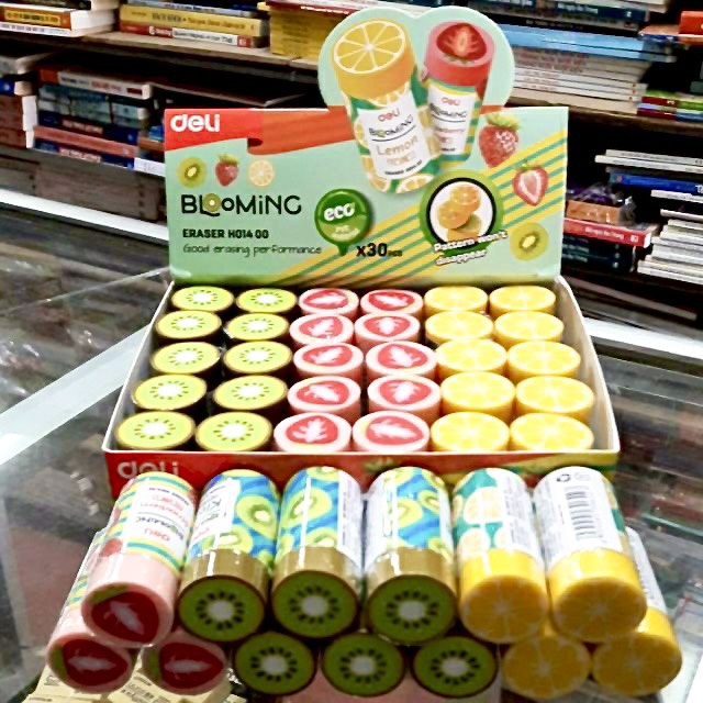 Gôm Dẻo, Tẩy hình Trái Cây Deli