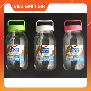 Lọ thủy tinh có quai xách 450ml