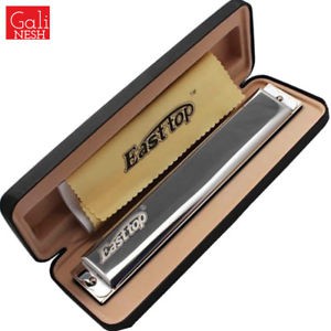 Kèn Harmonica Easttop T2403 tremolo tone F G  A A# (Bb) C#