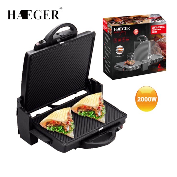 Máy Kẹp Nóng Bánh Mì, Ép Bánh Mì HAEGER HG-259