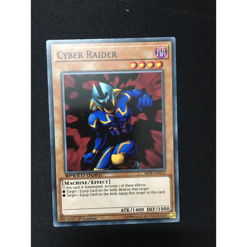 Bài yugioh speed duel - Cyber Raider - SBTK-EN012