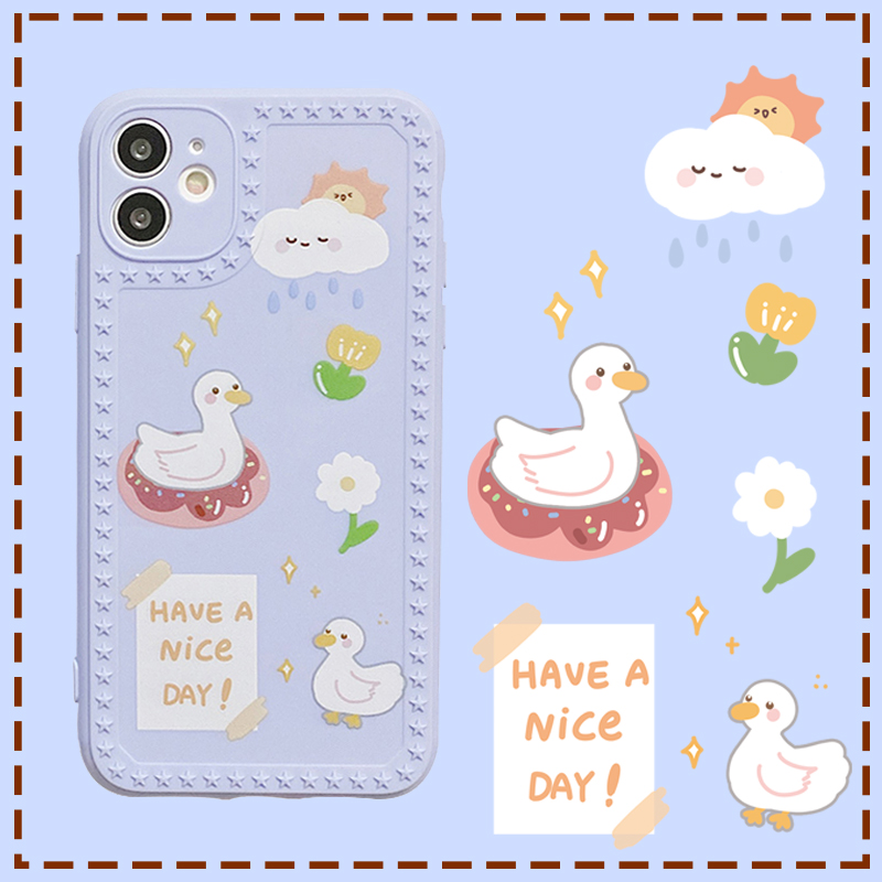 Ốp điện thoại bảo vệ ống kính in hình hoạt hình cho IPhone 7 8 Plus 11 12 Pro Max 12pro 7+ 8+ Plus XR SE 2020 | BigBuy360 - bigbuy360.vn