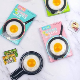 thạch nổ pudding hình trứng ốp la