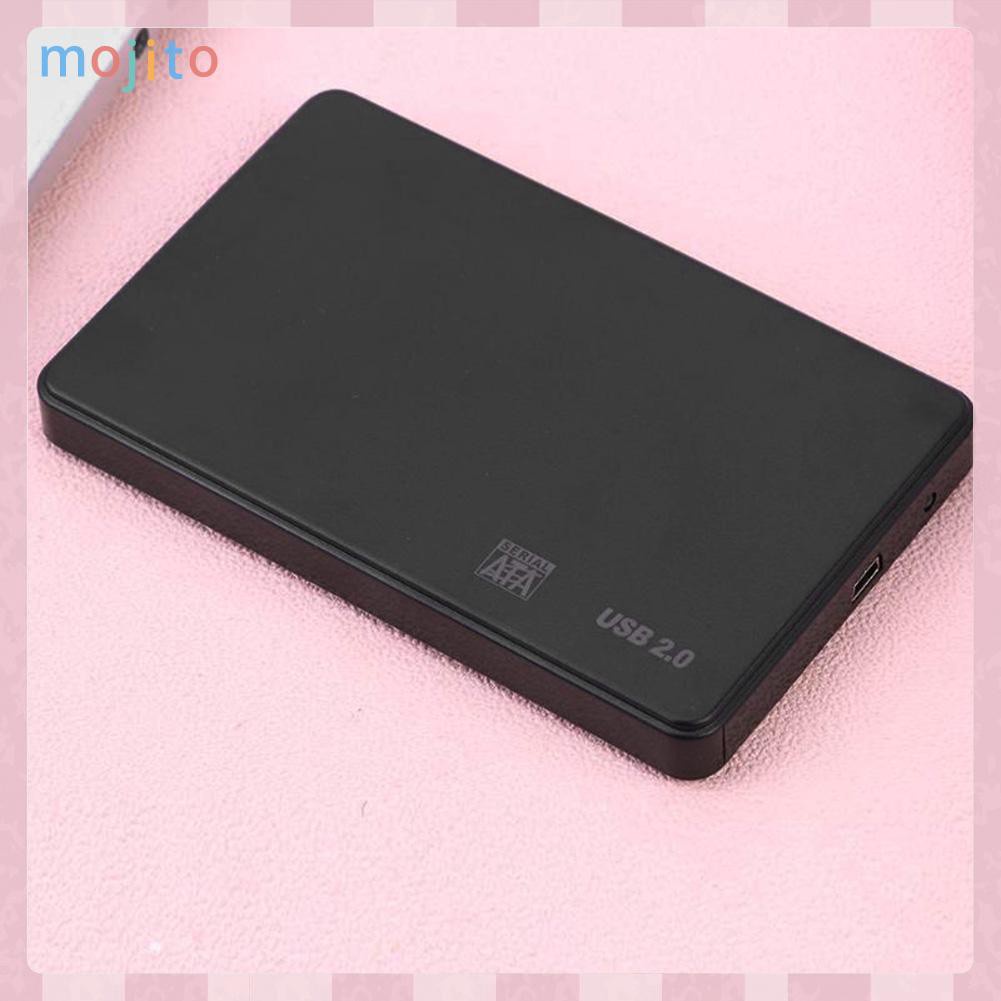 MOJITO Plastic 3TB USB 2.0/3.0 Enclosure Case 2.5 inch SATA SSD HDD Mobile Box