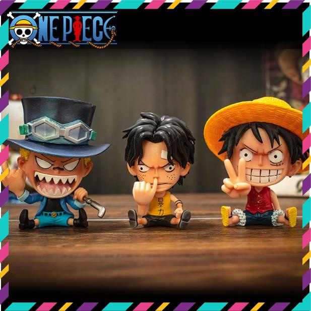 Mô Hình Nhân Vật One Piece, Truyện Tranh Đảo Hải Tặc, Luffy Mũ Rơm, Zoro, SanChi, Ace,...Cao 12,5cm - Tượng Figure