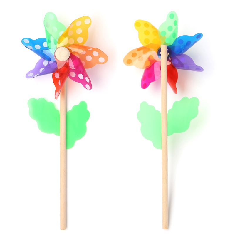 Chong chóng 7 cánh nhiều màu sắc cho bé chơi ngoài trời